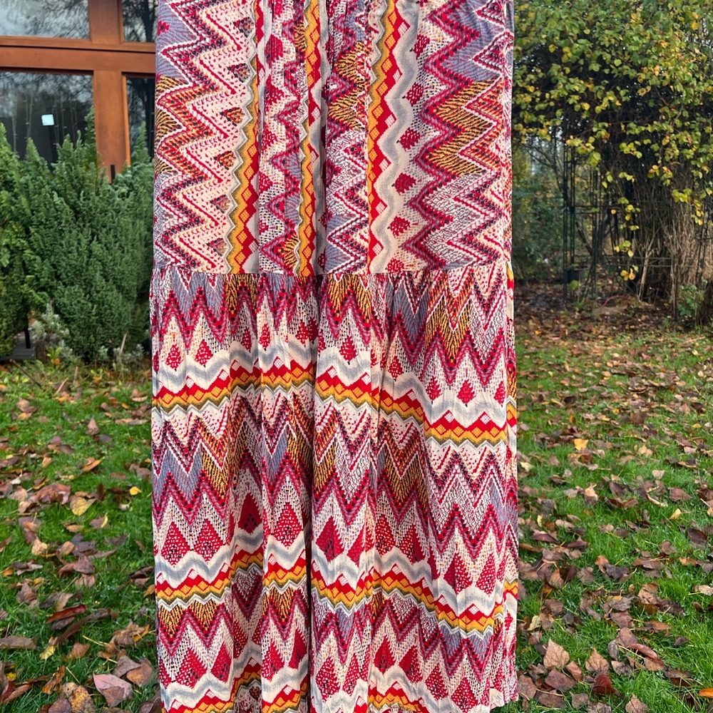 Colorful Boho Patterned Skirt - Picture 2 of 2
